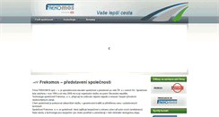 Desktop Screenshot of frekomos.cz