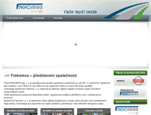 Tablet Screenshot of frekomos.cz